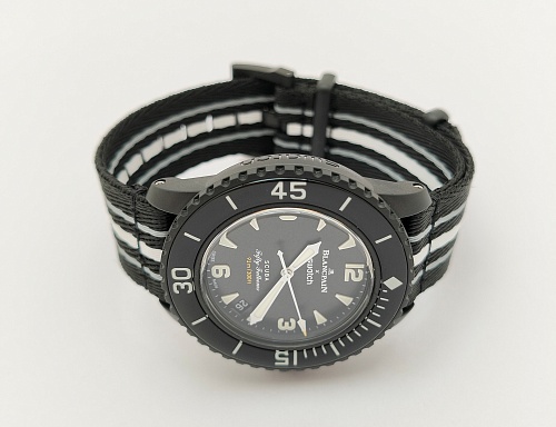Blancpain x Swatch Scuba Fifty Fathoms Ocean of Storms 42mm SO35B400