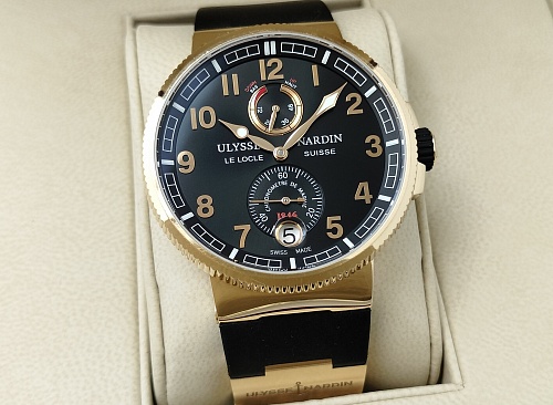 Ulysse Nardin Marine Chronometer Manufacture Gold 43mm 1186-126-3/62
