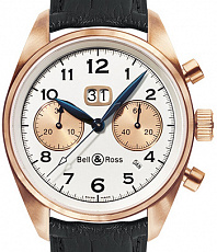 Bell & Ross Архив Bell & Ross Gold Big Date Vintage 126 PinkGold Annual Big Date Chronograph Croco