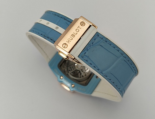Hublot Spirit of Big Bang Blue Ceramic King Gold Diamonds 39mm 665.EO.891L.LR.1204