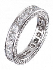 Jacob & Co. Jewelry Bridal Princess-Cut Eternity Band 90400323