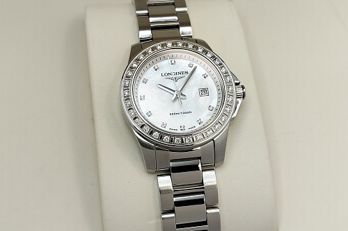 Longines Conquest Lady Diamonds 30mm L3.258.0.89.6
