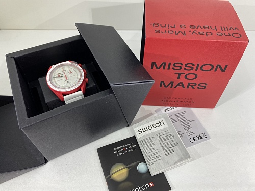 Omega x Swatch Mission to Mars Moonswatch 42mm SO33R100