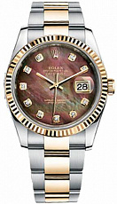 Rolex Datejust 36,39,41 mm 36 mm Steel and Yellow Gold 116233 Oyster bracelet