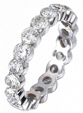 Jacob & Co. Jewelry Bridal Round Brilliant-Cut Eternity Band 90505430