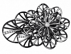 Jacob & Co. Jewelry Fine Jewelry Abanico Two Finger Flower Cocktail Ring 91327367