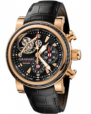 Graham Tourbillograph Mens Wristwatch Silverstone Woodcote 2TWAE.B02A