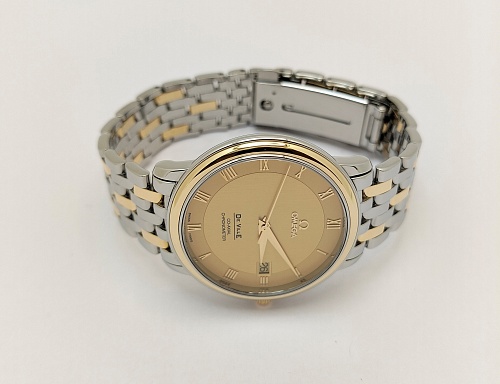 Omega De Ville Prestige Co-Axial Steel Gold 36,5mm 4374.11.00