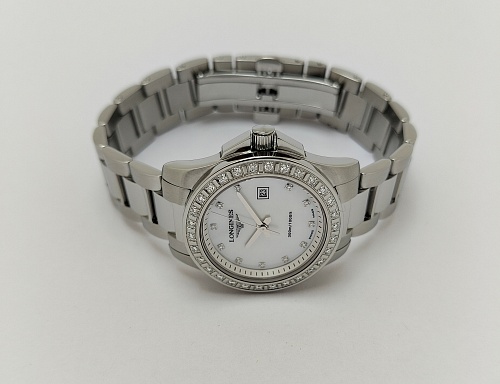 Longines Conquest Lady Diamonds 30mm L3.258.0.89.6
