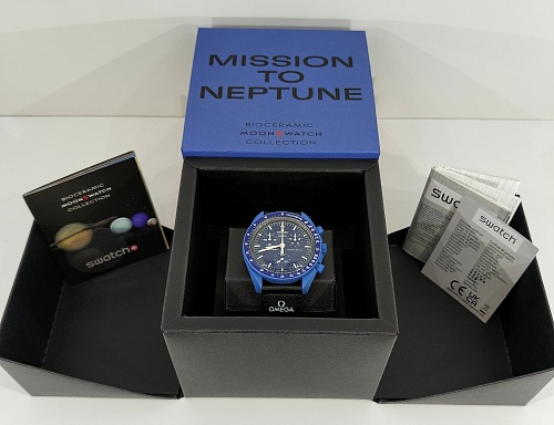 Omega x Swatch Mission to Neptune Moonswatch 42mm SO33N100