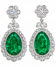 Jacob & Co. Jewelry Magnificent Gems Emerald and Diamond Earrings 91224392l