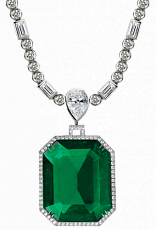 Jacob & Co. Jewelry Magnificent Gems Emerald Diamond Necklace 91224983 / 90815721