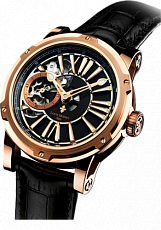 Louis Moinet Metropolis Gold Black LM-45.50.55
