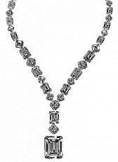 Jacob & Co. Jewelry High Jewelry Diamond Necklace with Emerald Cut Diamond 91327678