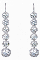 Jacob & Co. Jewelry High Jewelry Diamond Drop Earrings 91123547