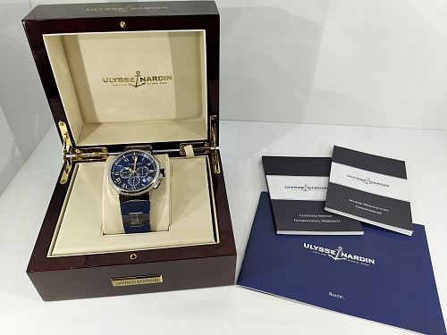 Ulysse Nardin Marine Chronograph Manufacture LE 43mm 1503-150le-3/43-balt v2