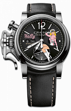 Graham Chronofighter 1695 Vintage NOSE ART LTD Sally 2CVAS.B21A