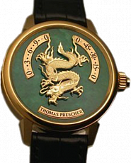 Thomas Prescher Unique Pieces A Pair of Dragons A-Pair-of-Dragons-YG-Green