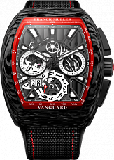 Franck Muller Vanguard Grand Date Carbon Red V 45 CC GD SQT CARBONE R