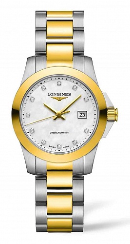 Longines Conquest Lady Diamonds 29mm L3.376.3.87.7
