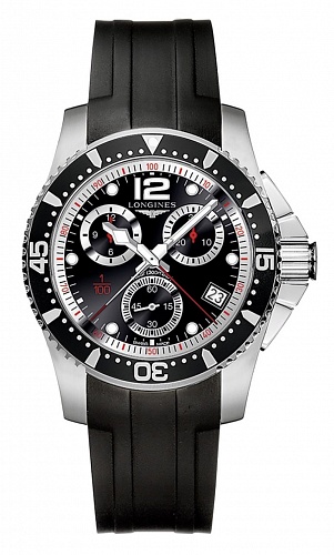 Longines Hydroconquest Quartz Chronograph 41mm L3.743.4.56.2
