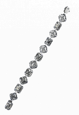 Jacob & Co. Jewelry High Jewelry Diamond Bracelet with Emerald Cut Diamonds 91327679