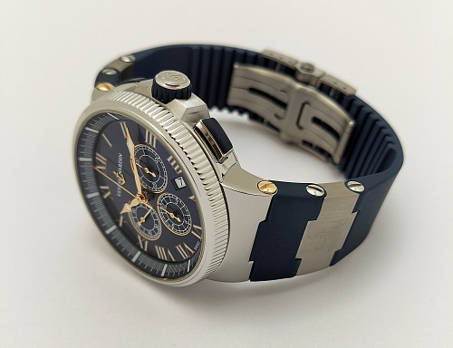 Ulysse Nardin Marine Chronograph Manufacture LE 43mm 1503-150le-3/43-balt v2