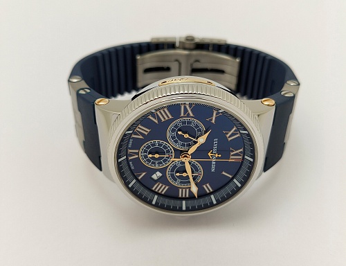 Ulysse Nardin Marine Chronograph Manufacture LE 43mm 1503-150le-3/43-balt v2